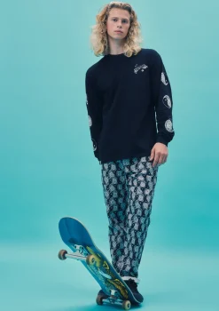 Boardies Apparel Black Yin Yang Long Sleeve T-Shirt