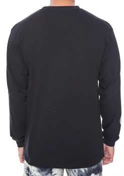 Boardies Apparel Black Yin Yang Long Sleeve T-Shirt