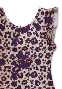 Boardies Apparel Cheetah Ruffle Swimsuit