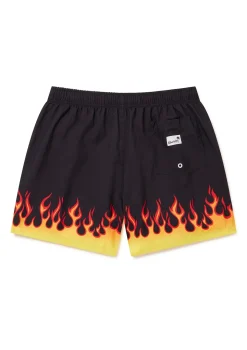 Boardies Apparel Flames Black
