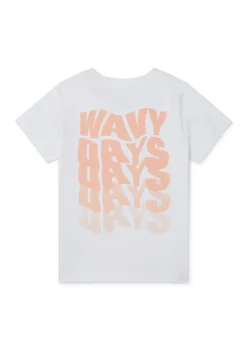 Boardies Apparel Kids Wavy Days Orange T-Shirt